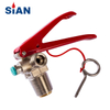CE Certified Fire Extinguisher CO2 Valve with Safety Device
