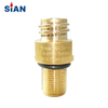 Soda Water Maker Valve CO2 Valve For Aluminum Bottle PI MARK Certification ISO V Product Standard