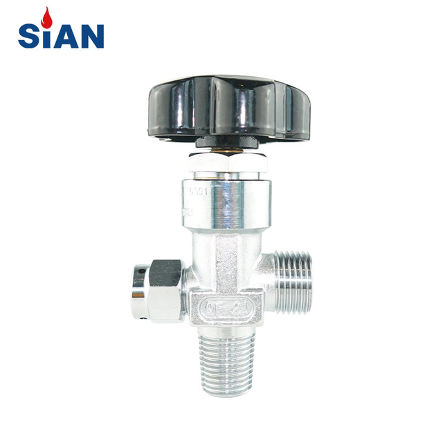 Diaphragm Type Air Flow Control Copper Oxygen Air Nitrogen Cylinder Valve QF-21