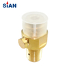 Soda Water Maker Valve CO2 Valve For Aluminum Bottle PI MARK Certification ISO V Product Standard