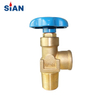 QF-6A Reliable SiAN Brand Fuhua Factory O2/Air/N2 Cylinder Flapper Type Brass Gas Valve