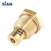 LPG PV01-01 Hexagonal Camping Cylinder Valve Brass Alloy Camping Valve Gas Cooker Valve