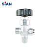 QF-21 Wholesale SiAN Brand China Ningbo FUHUA Factory Industrial Gas Range O2/Air/N2 Cylinder Diaphragm Type Brass Gas Valve