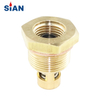 LPG PV01-01 Hexagonal Camping Cylinder Valve Brass Alloy Camping Valve Gas Cooker Valve