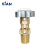 SiAN Industrial Gas Argon Cylinder Valve Manufacturer with TPED Certification