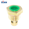 LPG PV01-01 Hexagonal Camping Cylinder Valve Brass Alloy Camping Valve Gas Cooker Valve