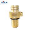 Soda Water Maker Valve CO2 Valve For Aluminum Bottle PI MARK Certification ISO V Product Standard