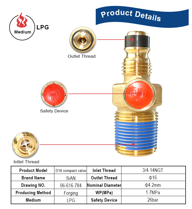 D16 LPG Cylinder Compact Valve (9)