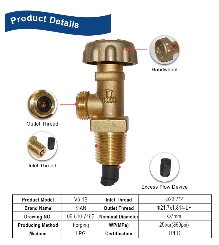 LPG F-type Cylinder Valve (2)