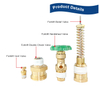 SiAN Manufacturer Safety Brass LPG Forklift Cylinder Valves