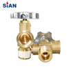 100 Pound LPG Gas Cylinder Valve MX100 Safety LPG POL Valve For Mexico