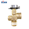 100 Pound LPG Gas Cylinder Valve MX100 Safety LPG POL Valve For Mexico