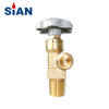 SIAN RPV-GV6 N2/Ar/He Gas Cylinder Valve Residual Pressure Valve