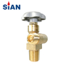 SIAN RPV-GV6 N2/Ar/He Gas Cylinder Valve Residual Pressure Valve