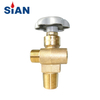 SIAN RPV-GV6 N2/Ar/He Gas Cylinder Valve Residual Pressure Valve