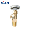 SIAN RPV-GV6 N2/Ar/He Gas Cylinder Valve Residual Pressure Valve